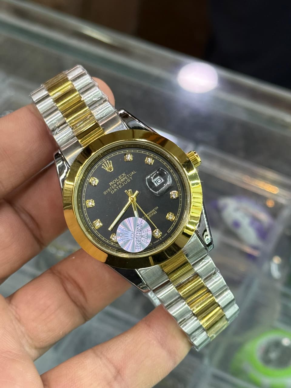 Rolex Inspired Chain Watches | Simple Dial . Premium Look