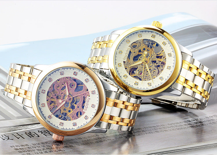 Automatic Men's Fashion Trend, Steel Machinery Watches