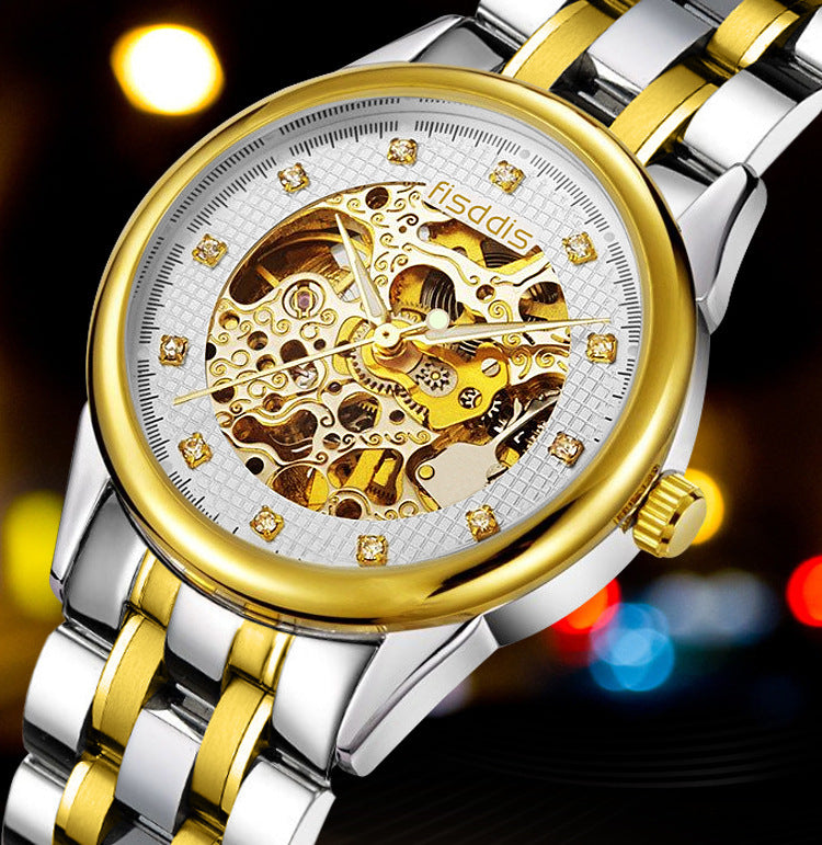 Automatic Men's Fashion Trend, Steel Machinery Watches