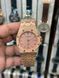 Rose Gold Luxury Watch - Premium Quartz Timepiece