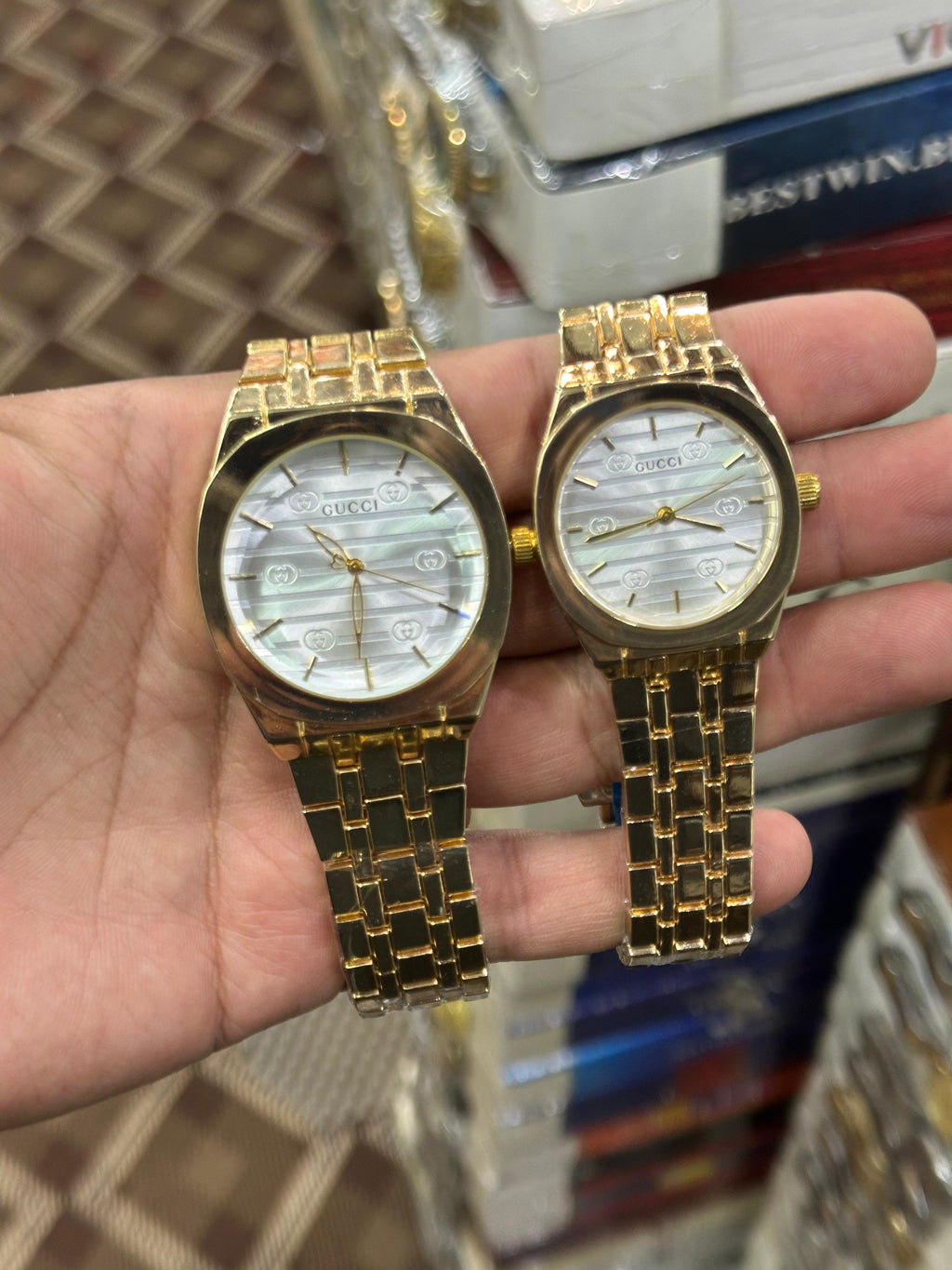 Couple Watch Set – Elegant Stainless Steel His & Her Luxury Timepieces