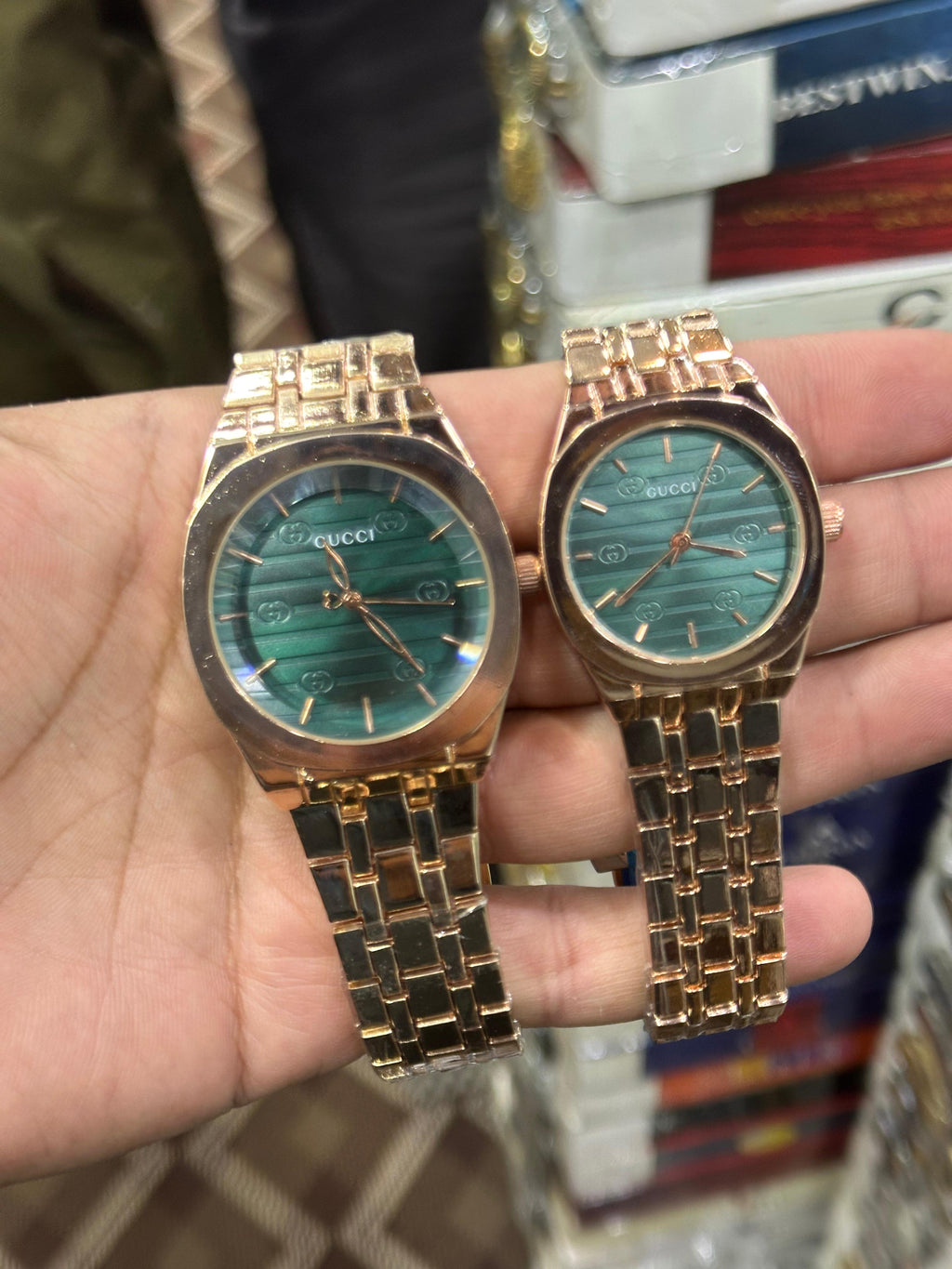 Couple Watch Set – Elegant Stainless Steel His & Her Luxury Timepieces