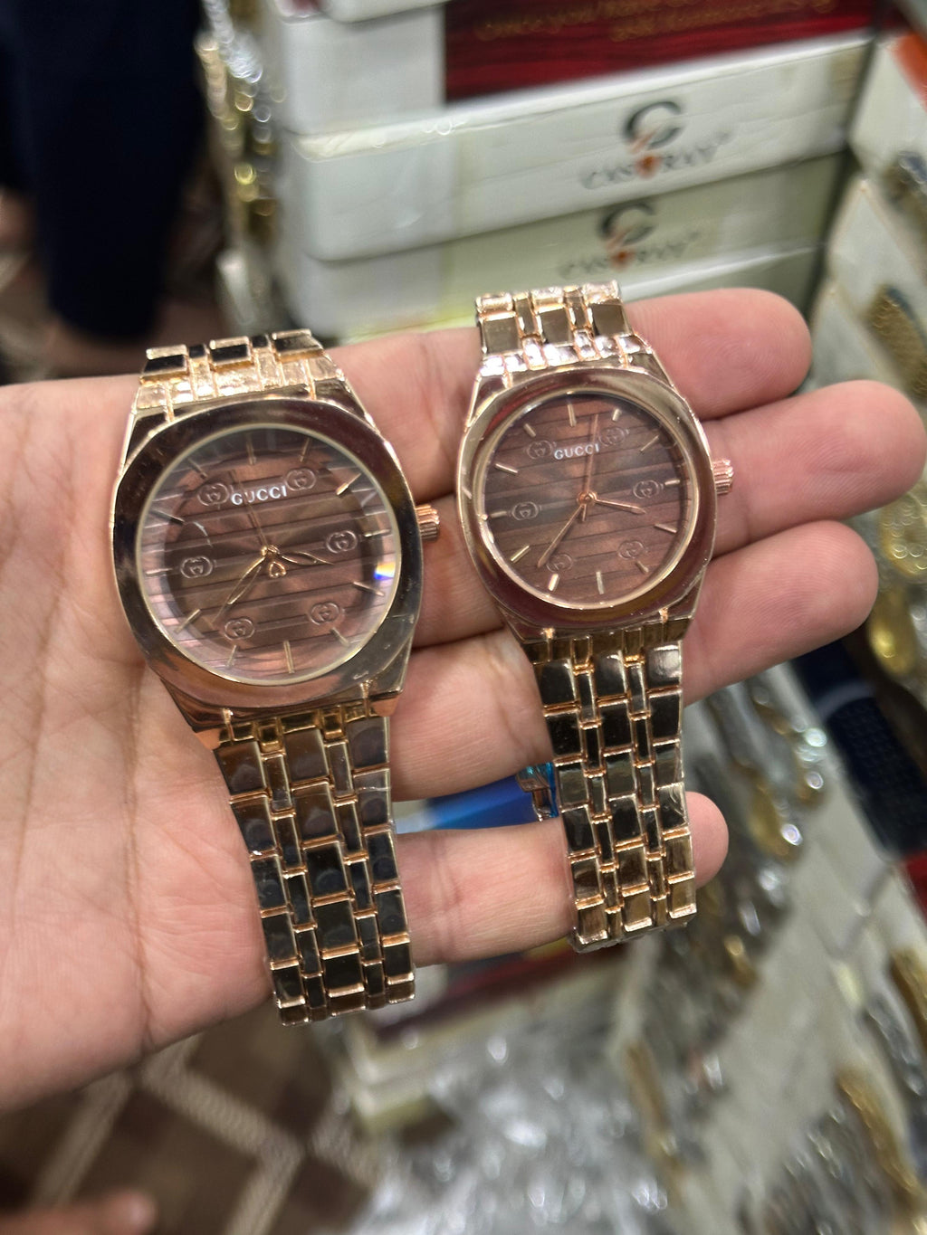 Couple Watch Set – Elegant Stainless Steel His & Her Luxury Timepieces