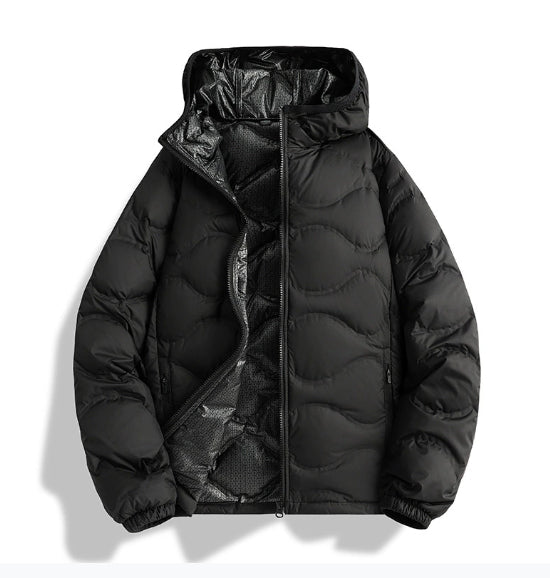 Men's Down Jacket Winter 90 White Duck Down Stand Collar Thickened Graphene Warm Jacket Coat Women