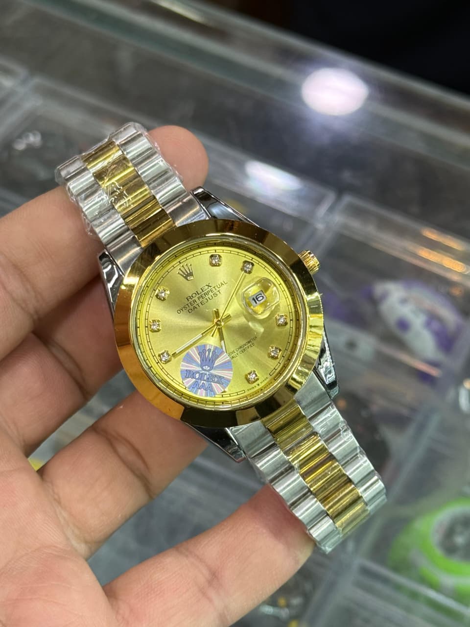 Rolex Inspired Chain Watches | Simple Dial . Premium Look