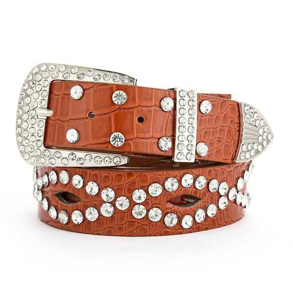 Fashionable And Versatile White Decorative Ladies Korean Jeans Wide Belt